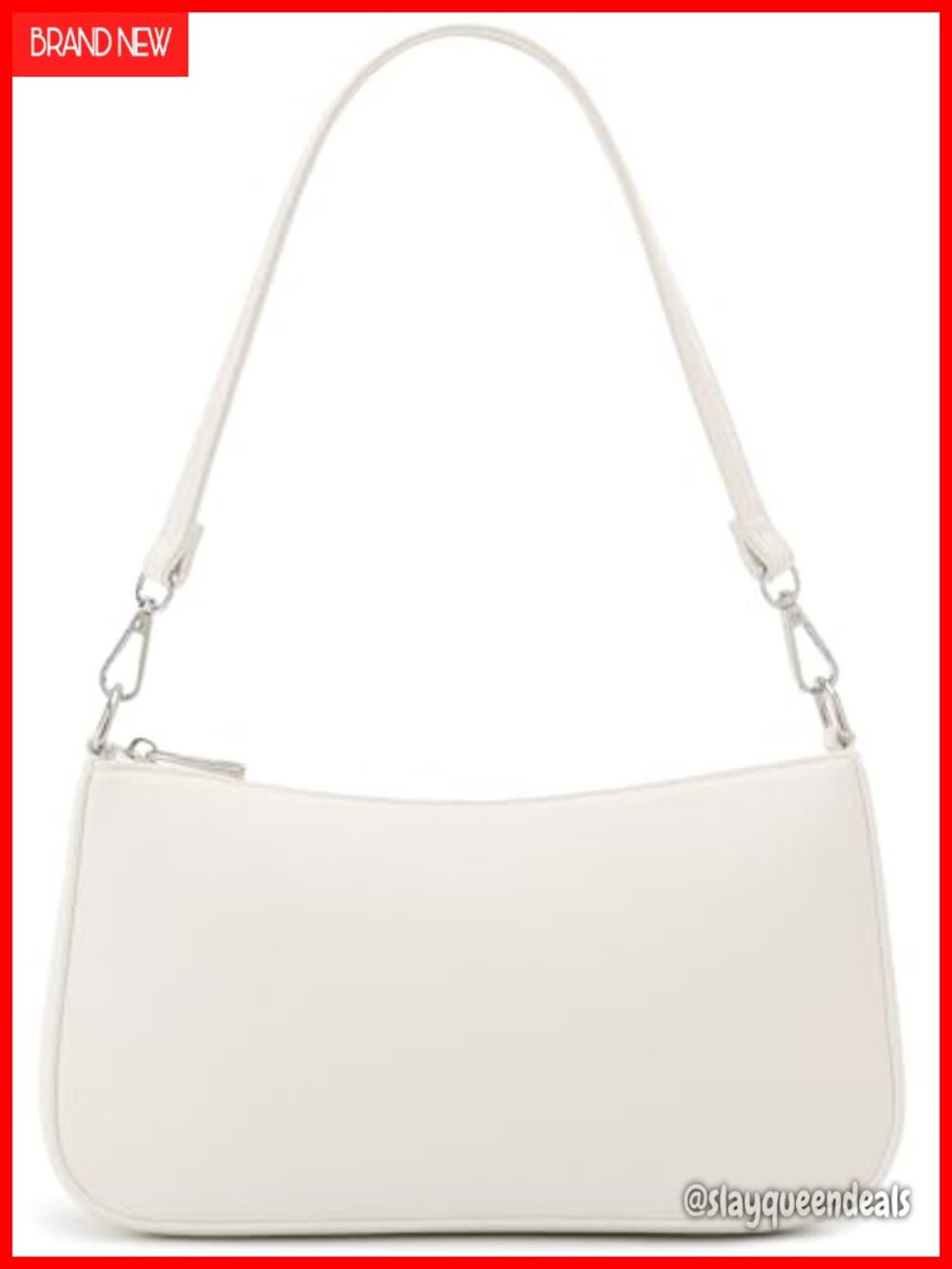 Small Shoulder Bag with 2 Removable Straps Cross Body Clutch Purse Handbag